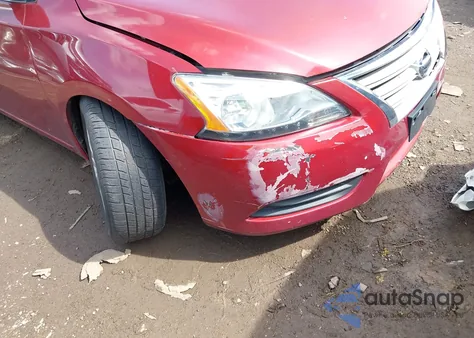 2015 Nissan Sentra Fe+ S/S/Sl/Sr/Sv z USA, uszkodzony, nr VIN 3N1AB7AP1FL663692